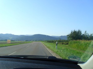 Straße nach Waldkirch